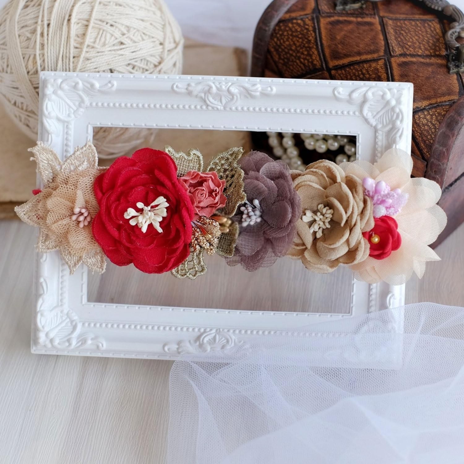 560pcs Flower Stamens for Crafts 3mm Artificial Pearl Floral Pistil for Card