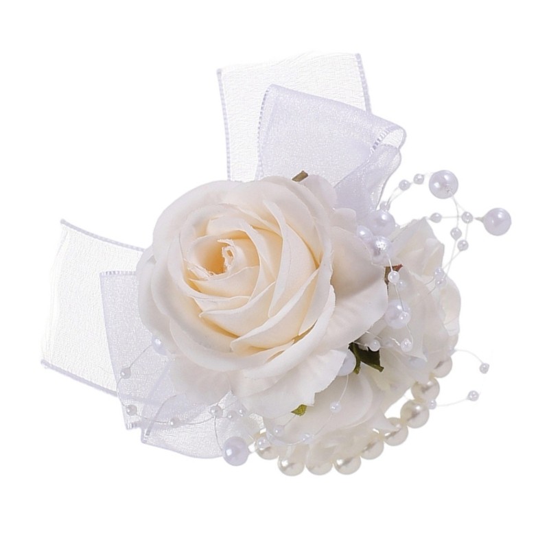 Faux Floral Arrangement Rhinestones Roses For Anniversary Dinner Table