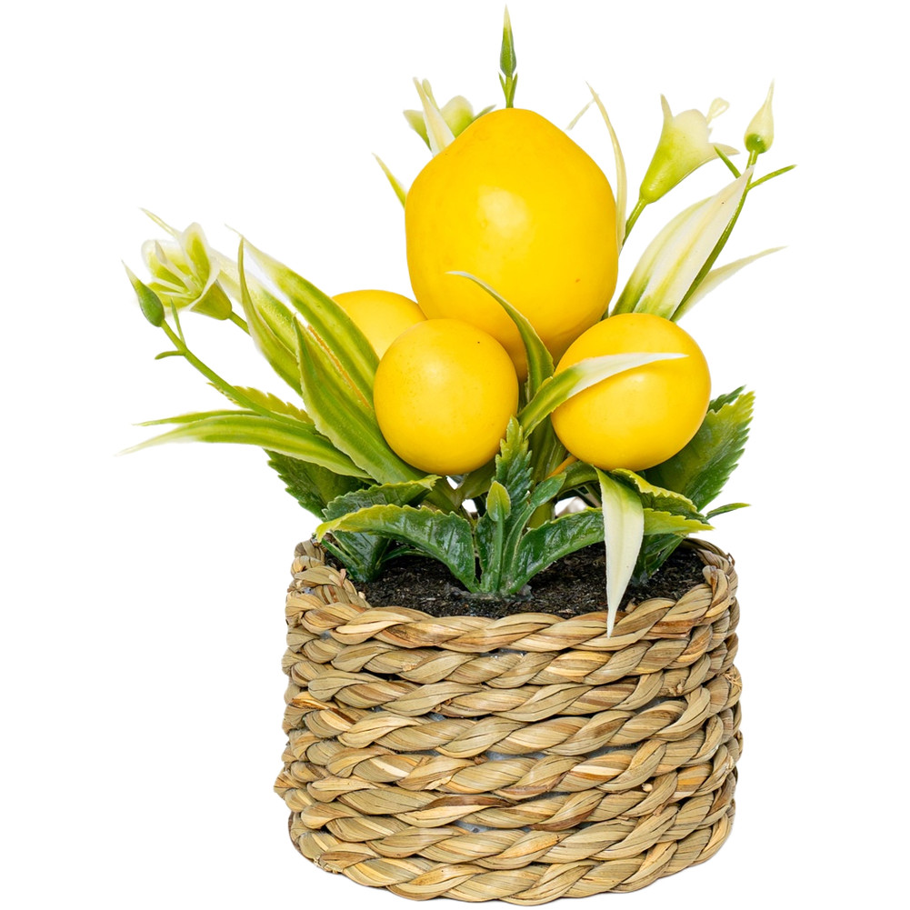 Artificial Lemon Tree FOR MINI Potted Plant Decor for Home Office Wedding