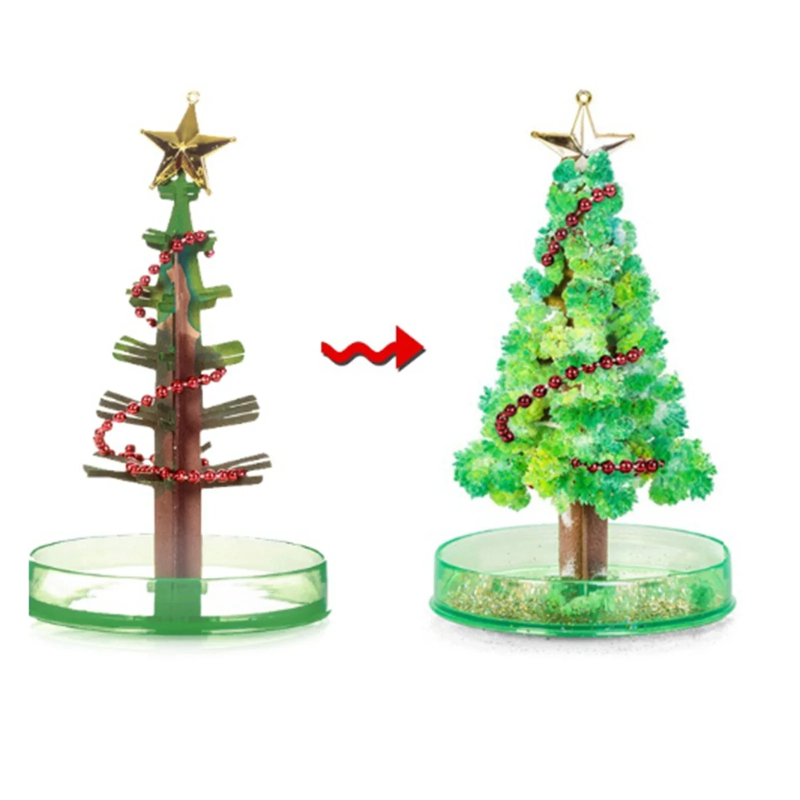 DIY Crystal Growing Tree Kit Magic Bloom Science Toy Desk Decor Gift DIY