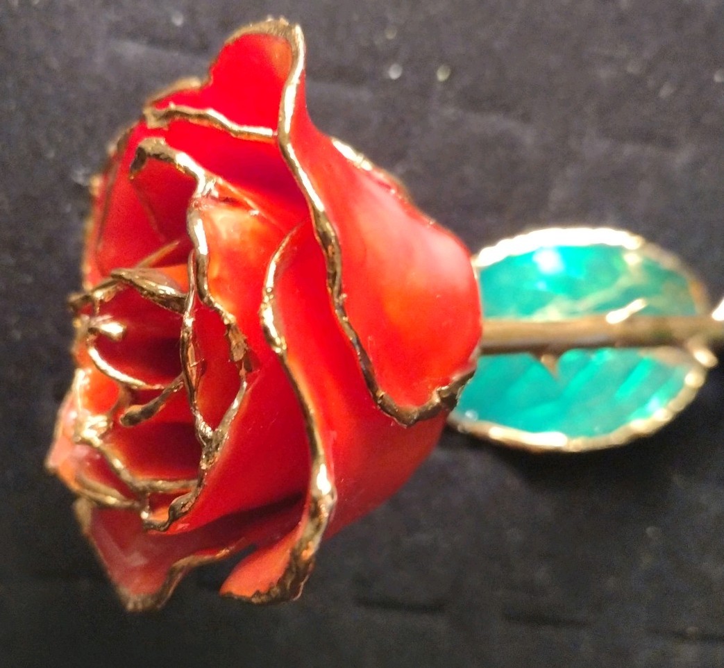 Gold Dipped Rose 24 K Beauty That Lasts Forever With Out The Box