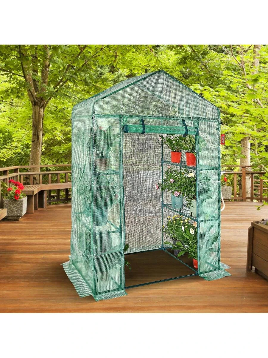Walk-In Pop Up Green House 4.6 X 2.4 X 6.7/4.6 X 4.6 X 6.6/8.7x6x7.6/ Greenhouse