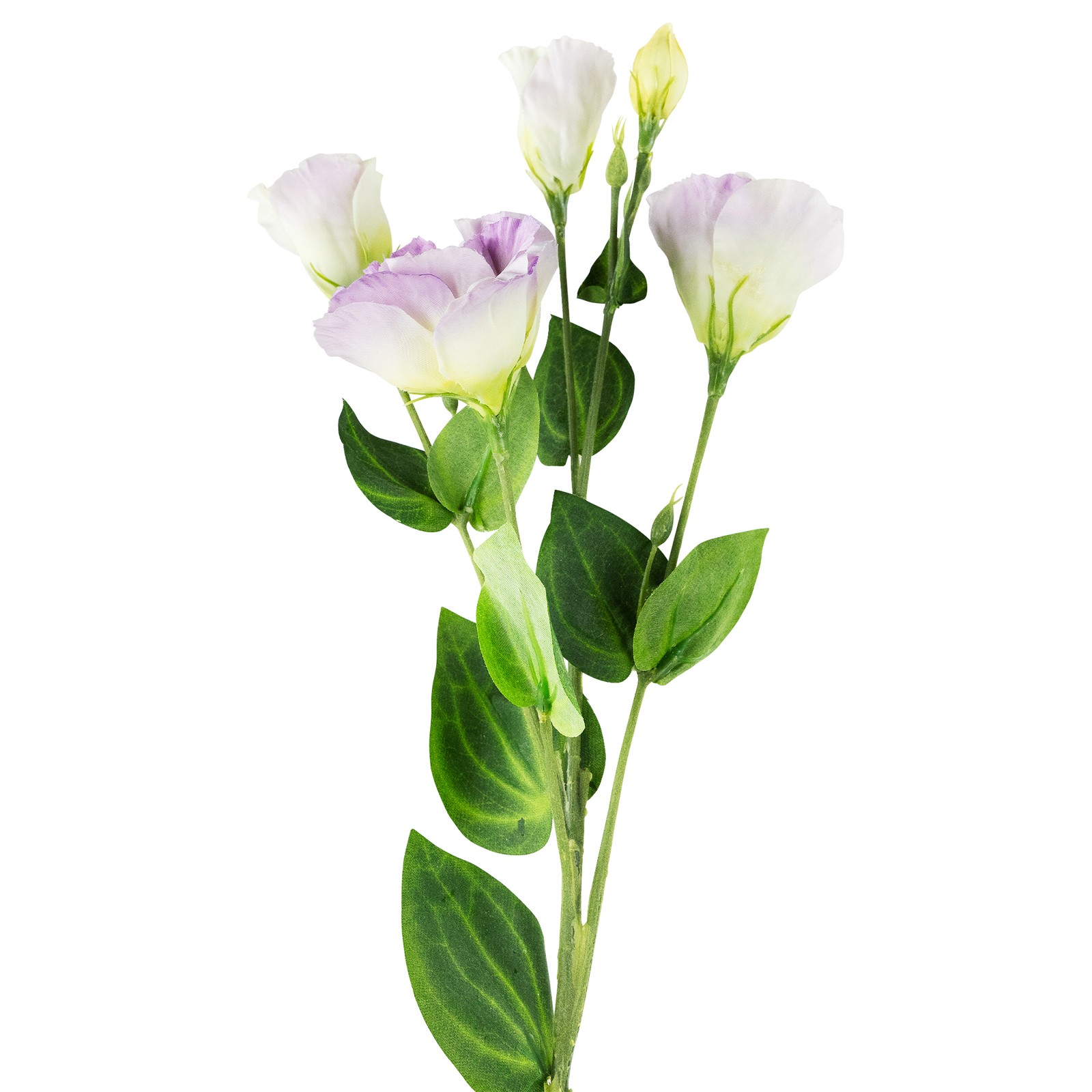 Lisianthus Artificial Floral Spray – 30″ – Lavender and White
