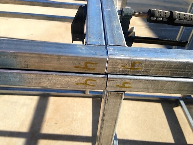 BBQ Island frame kit DIY 9′ “L”