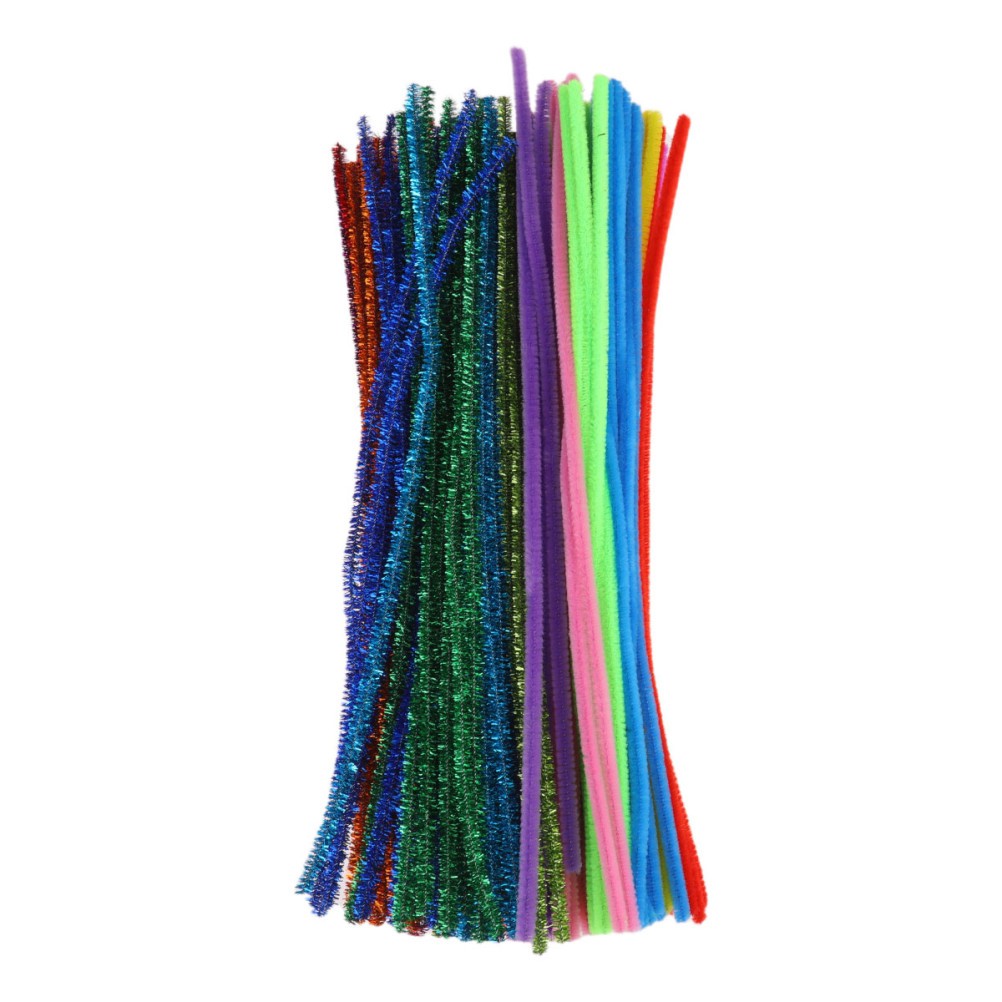 200Pcs Colorful Bendable Twisted Sticks Toy for Kids Creative Craft Play