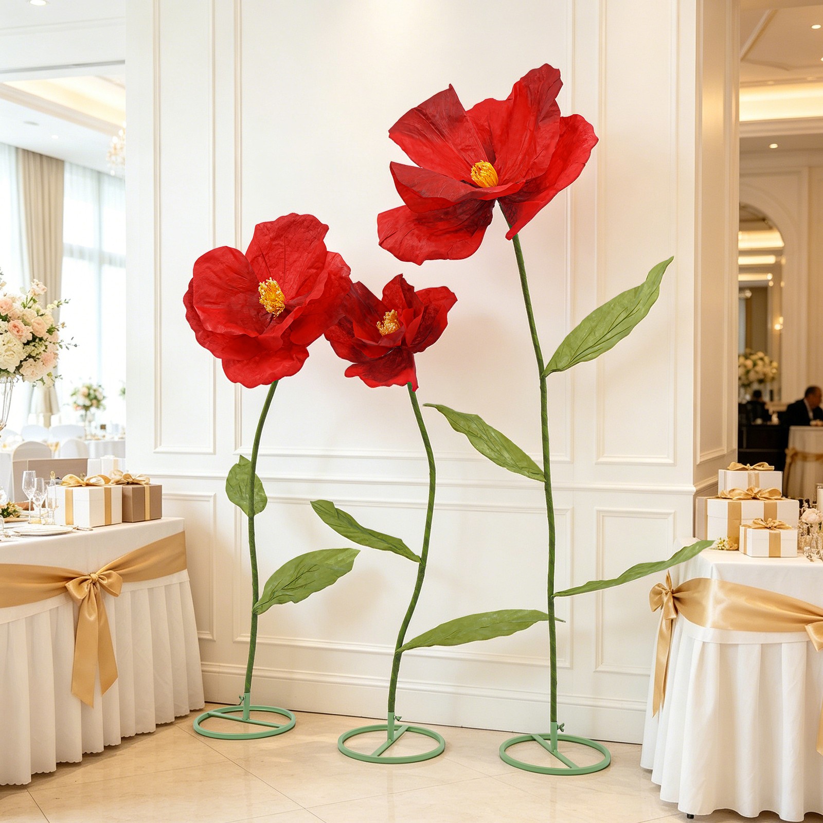 Large Artificial Flowers, Artificial Floral Decoration, DIY Floral Arrangements
