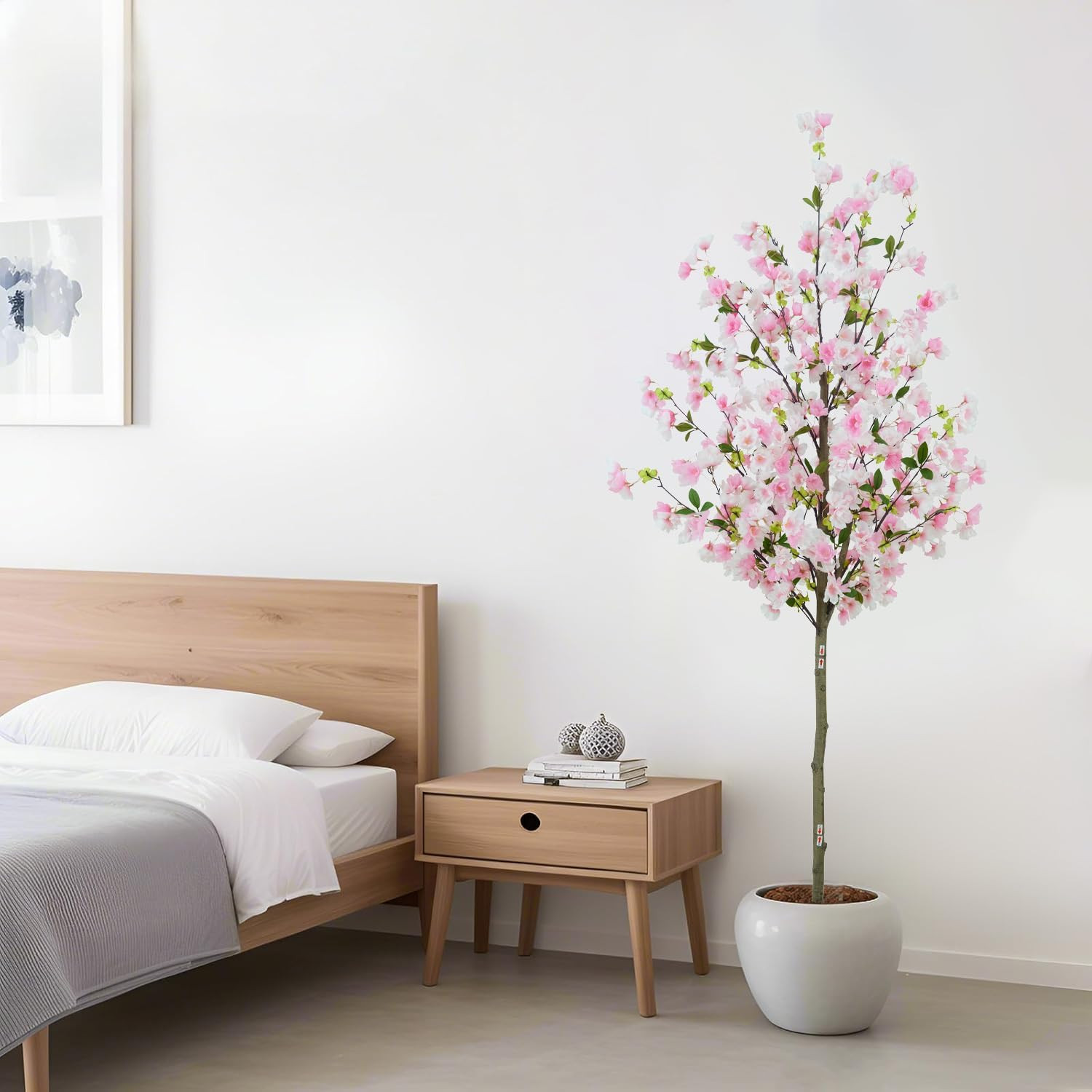 6FT Realistic Cherry Blossom Tree in Pot for Home & Event Décor