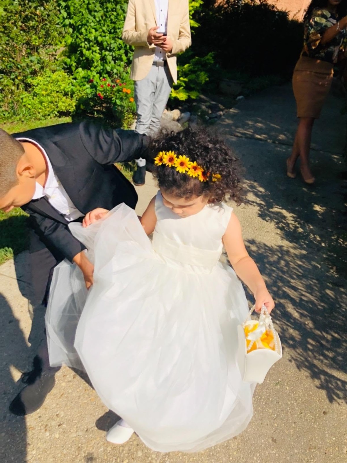 Floral Fall Yellow Sunflower daisy crown