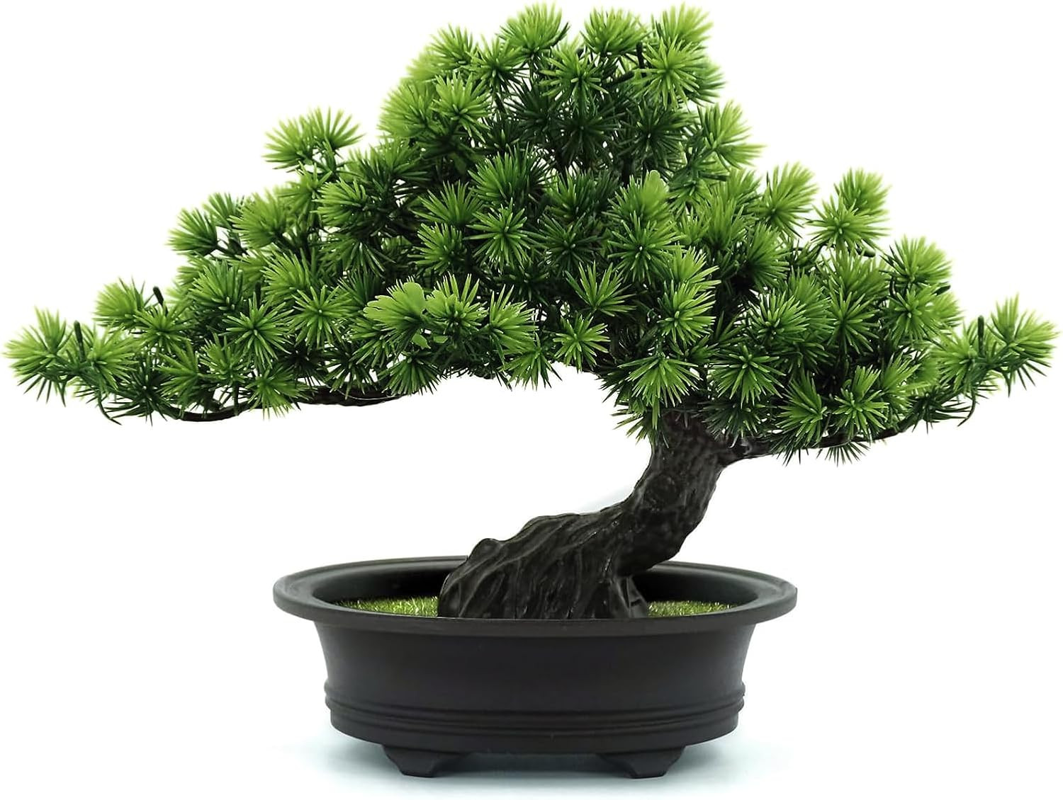 Artificial Plants Greenery Bonsai, Room Decor Fake Bonsai Tree for Home Green