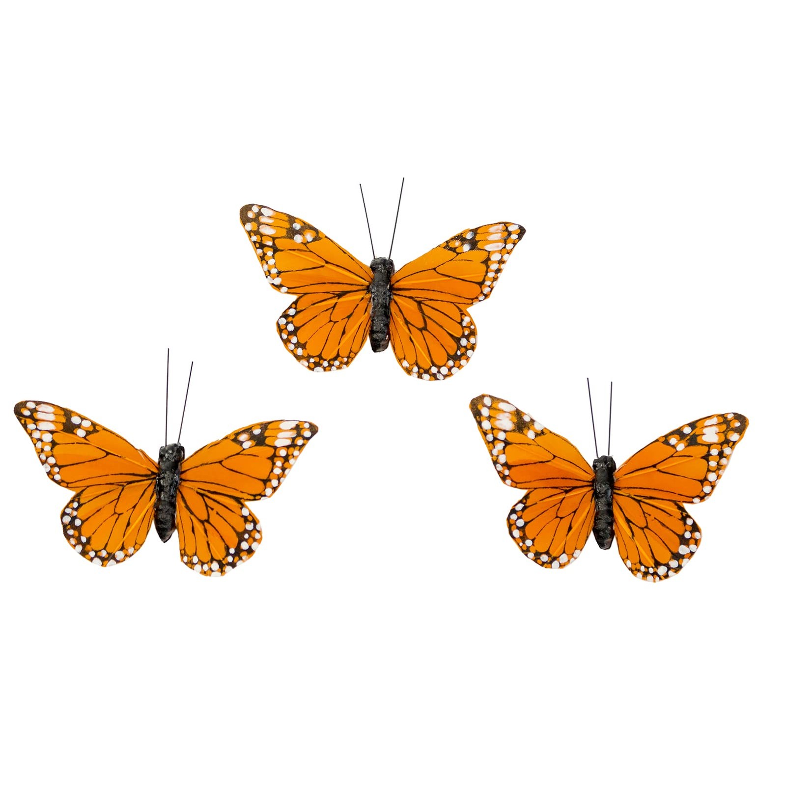 Wonderland Series Artificial Monarch Butterfly; Orange Butterfly ;Home and Ga…