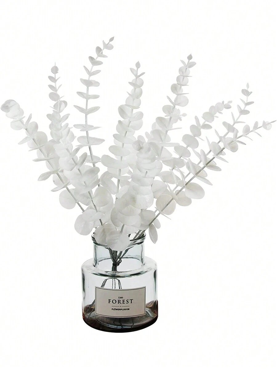 Artificial Eucalyptus Stems Faux Greenery Wedding Bouquet Home Decor Plant