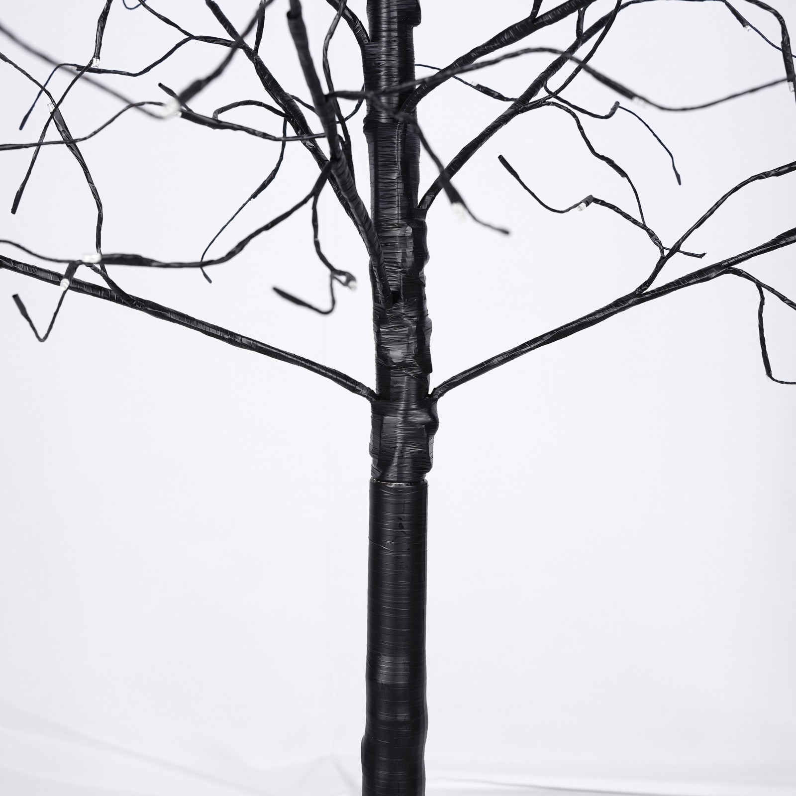 3 Pac Halloween Spooky Tree with Purple Lights, 4FT 5FT and 6FT, Lighted Tree