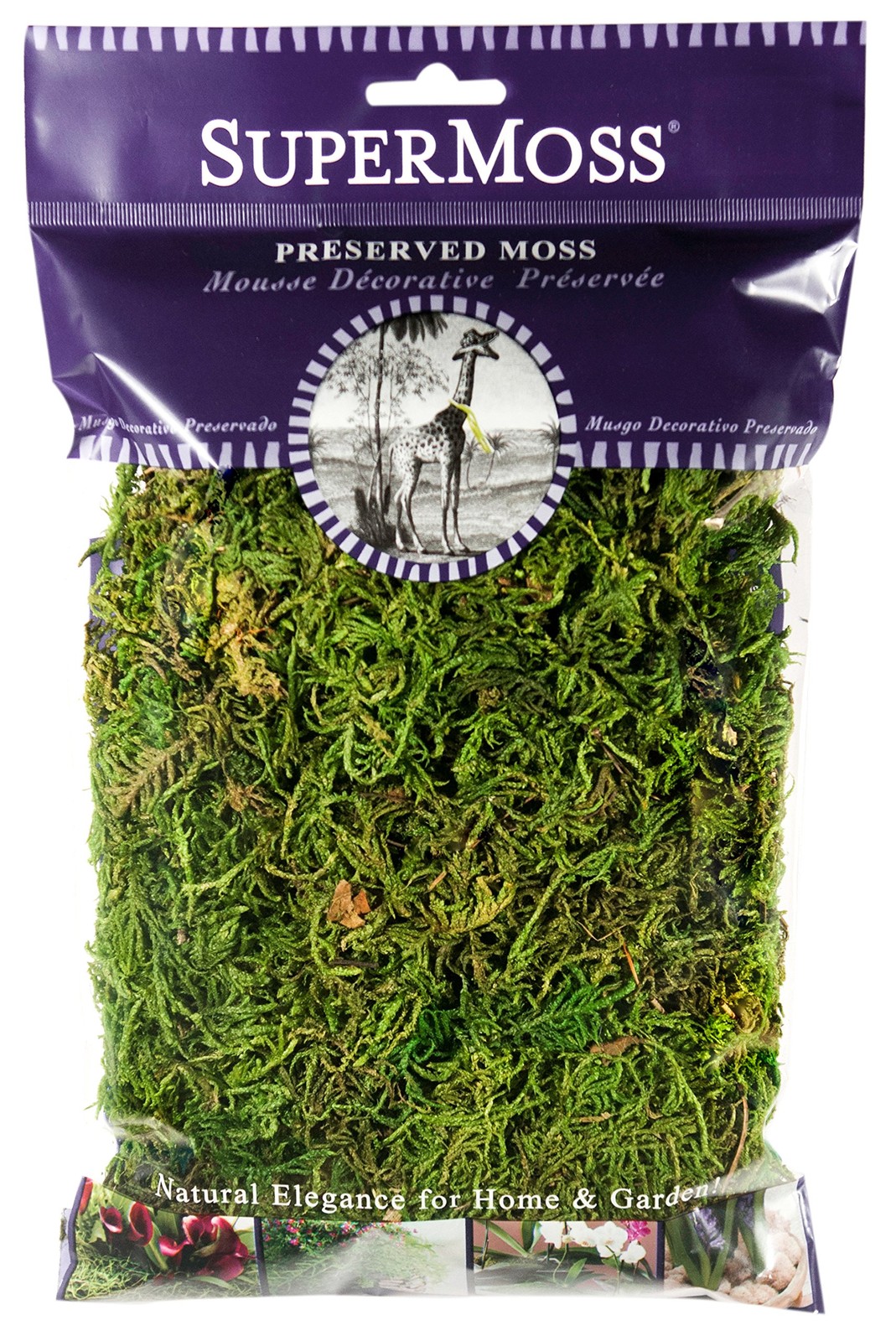 SuperMoss Forest Moss 80.75in3 Fresh Green Artificial Plant for Home Decor