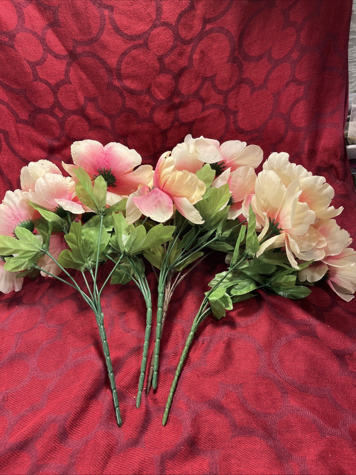 Silk Peony Artificial Fake Flowers Bunch Bouquet Home Wedding Party Decor – 9455