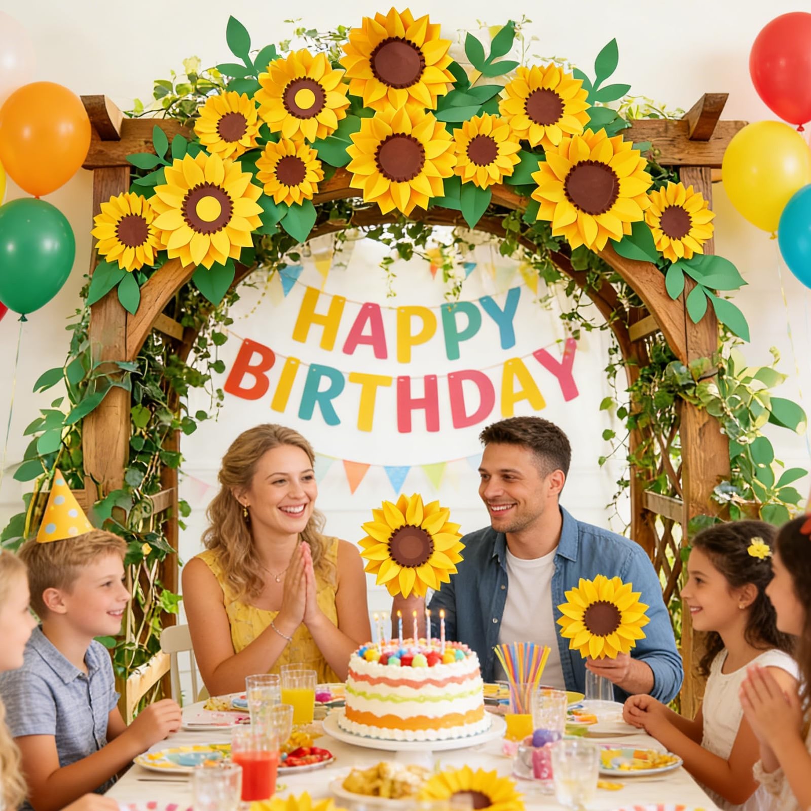 Sunflower Flower Decorations for Wall Giant Artificial Sunflowers Classroom D…