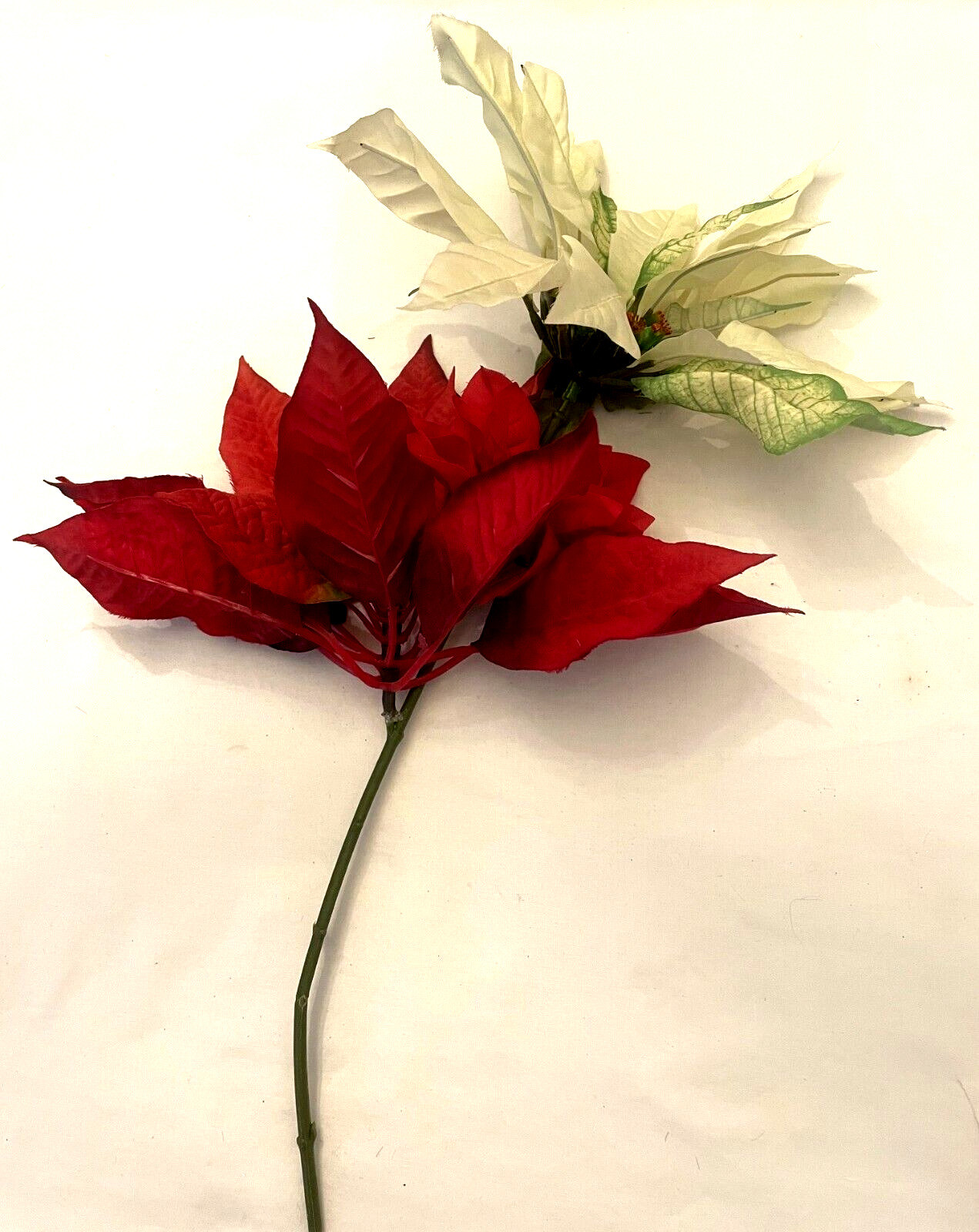 6 Flower Picks Assorted Sizes – Acorn, 4 Glitter Snow Flakes, Red Berry, Vintage