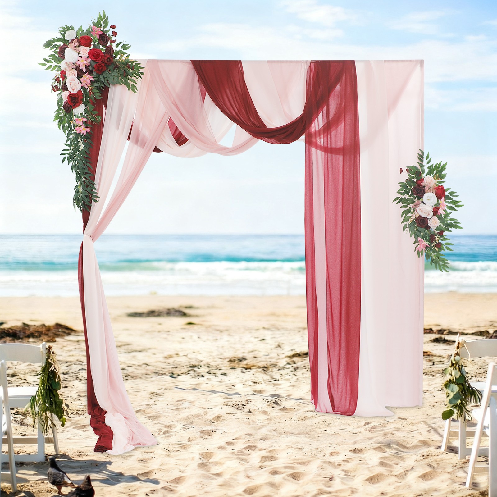 Decorative Artificial Flowers, Artificial Wedding Arch Flower Kit, Wedding Artif