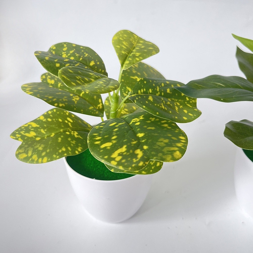 Compact Fake Plant 16cm Height for Photography Studio or Live Stream Backdrop