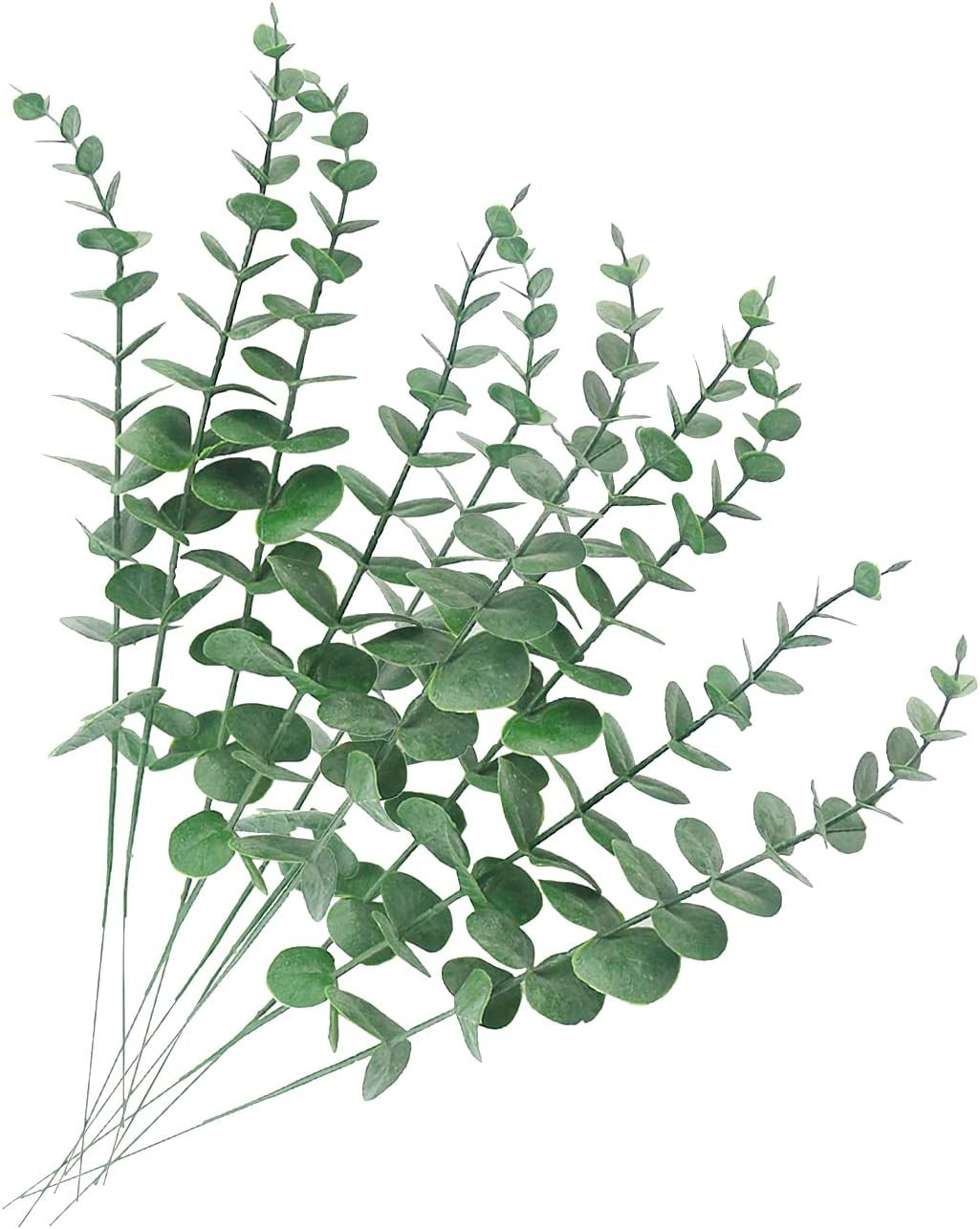 Flexible 10-Pack Artificial Eucalyptus Stems for Stunning Floral Arrangements