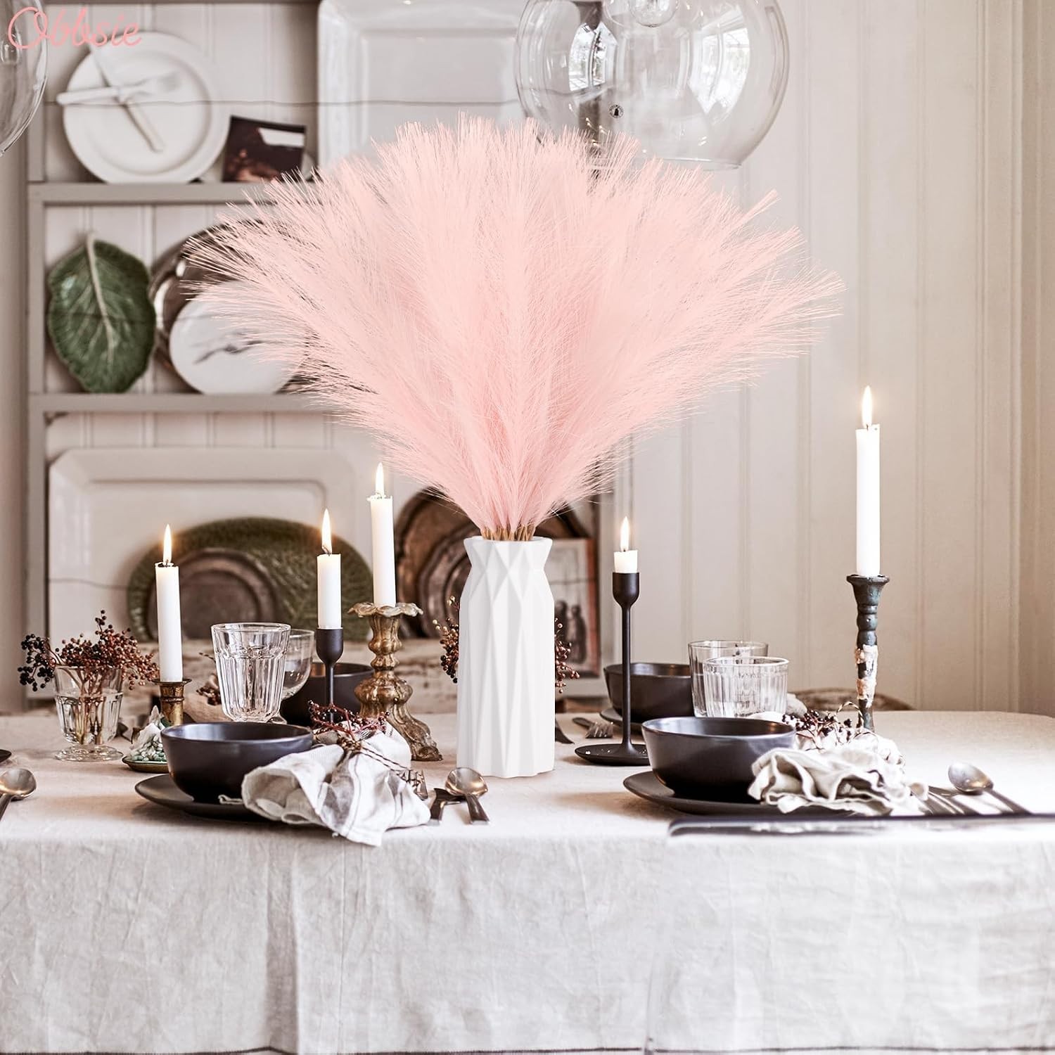 Artificial Pink Pampas Grass Flowers – 150pcs