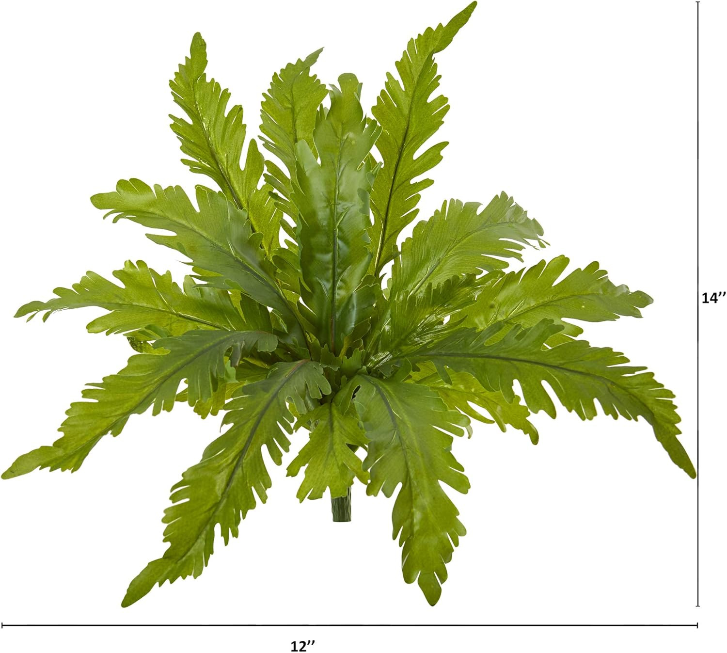 Set of 6 14-Inch Fern Artificial Plants for Home Decor