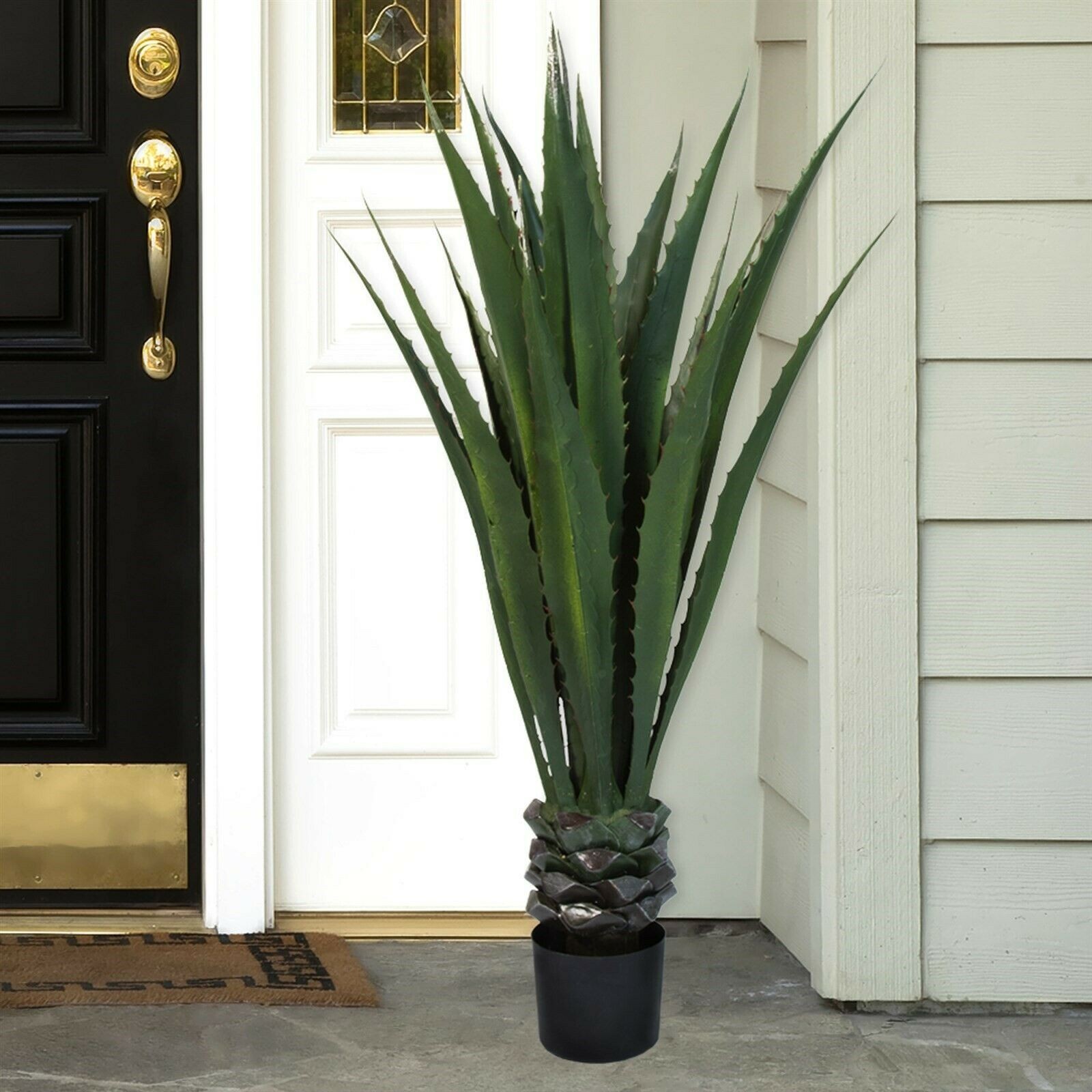 50 Inch Fake Artificial Giant Agave Floor Plant Indoor Outdoor