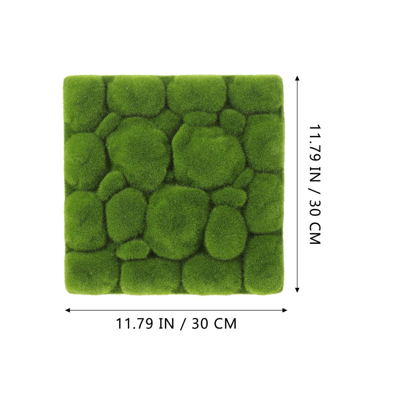 Artificial Moss Wall Panel 11.81 X 11.81 X 1.37 in Simulated Moss Foam Board …
