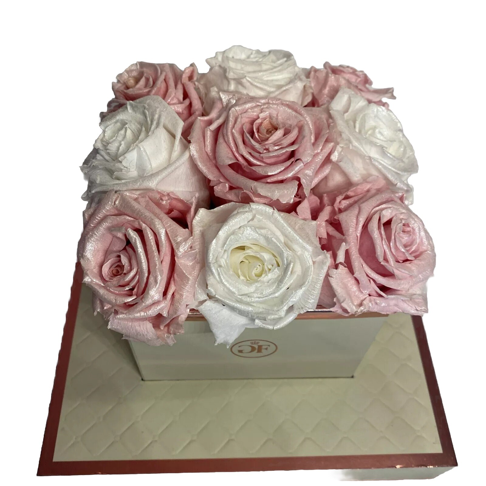 Glam Fleur Bouquet of Preserved Roses Los Angeles Valentines Day Flowers