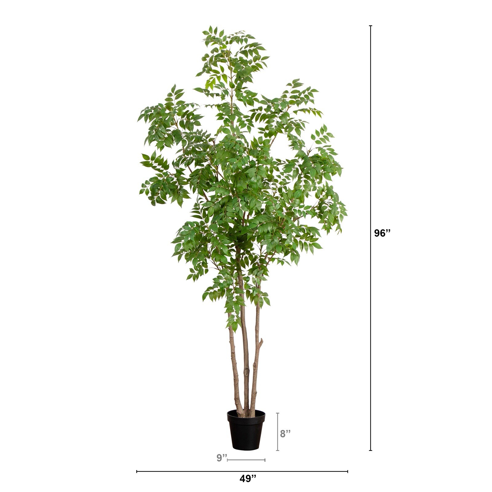 8’ Artificial Sumac Tree Home Decor. Retail $419