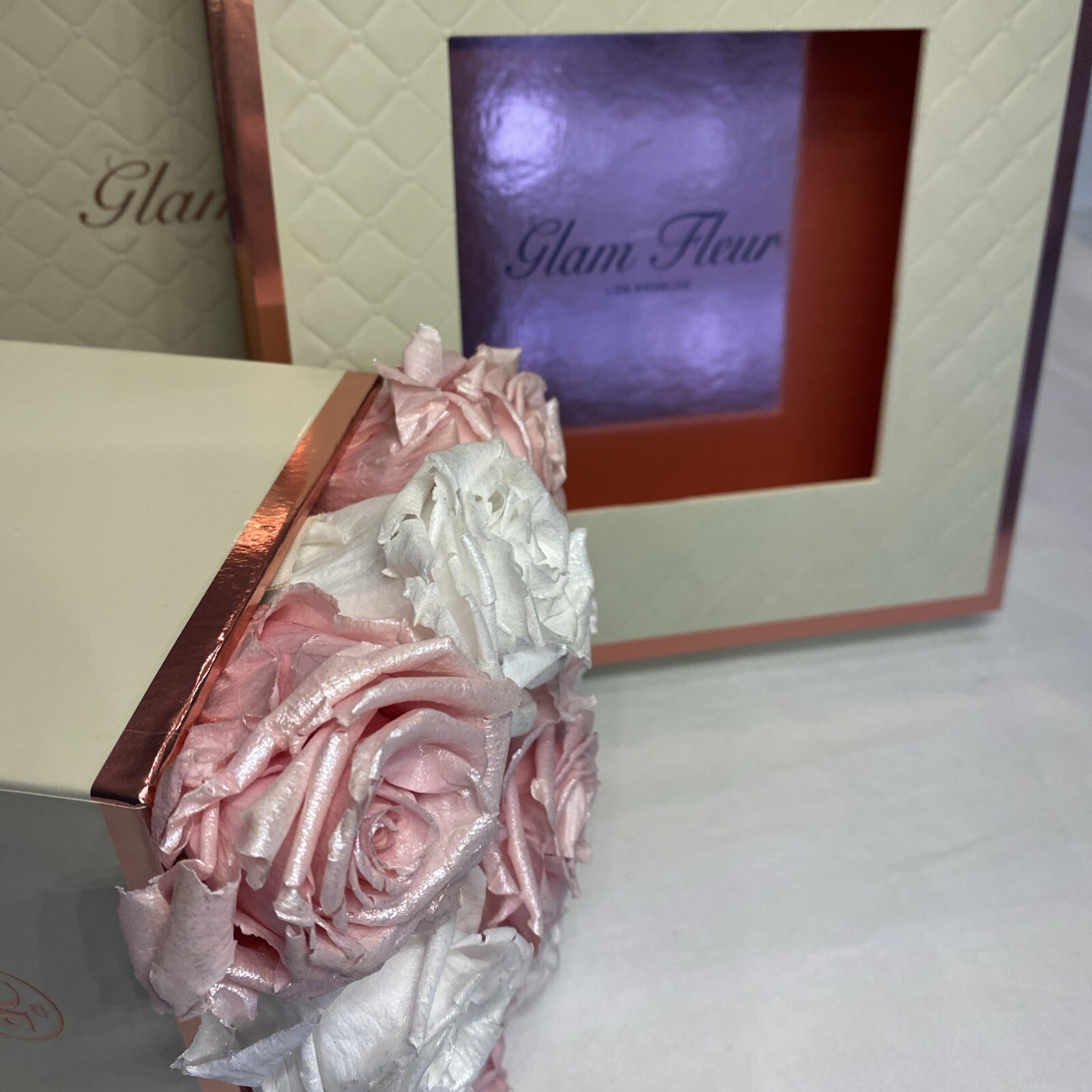 Glam Fleur Bouquet of Preserved Roses Los Angeles Valentines Day Flowers