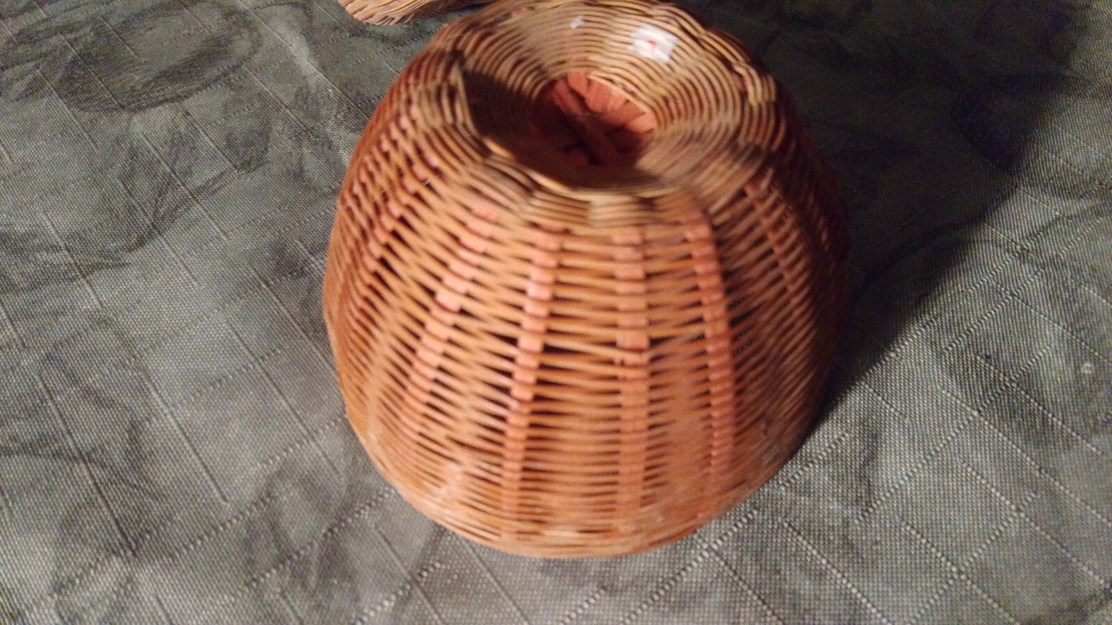 basket apple with two leaves