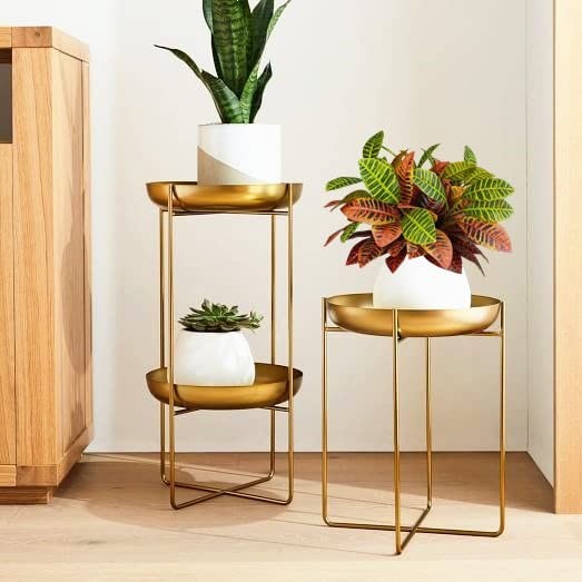 Magrowie Artificial Croton Plant Leaf Branches Lifelike Tropical Houseplant B…