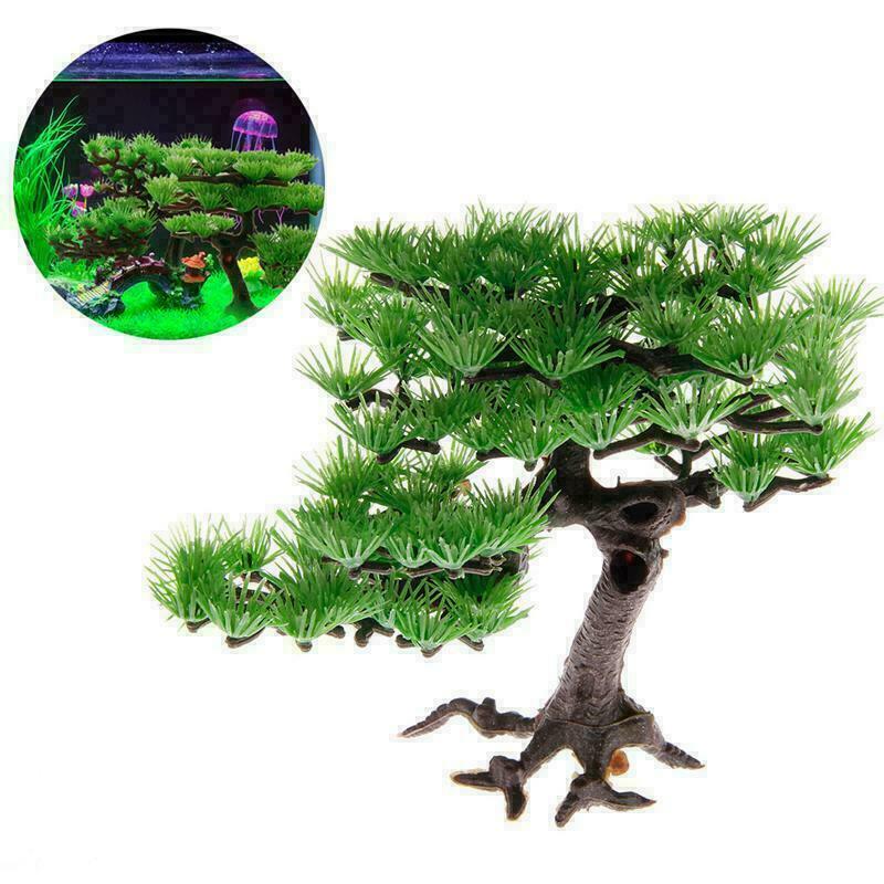Bonsai Artificial Fake Quality Green Pine Tree Plant Home Garden Office Decor