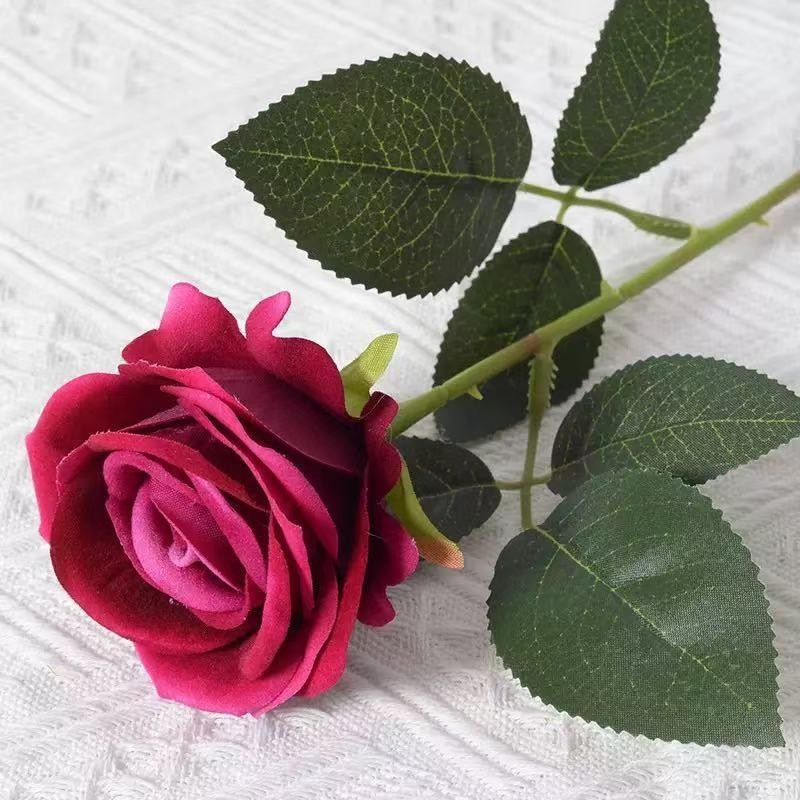 3-20× Red Roses Artificial Flowers Realistic Bouquet Home Decor Valentine Gifts