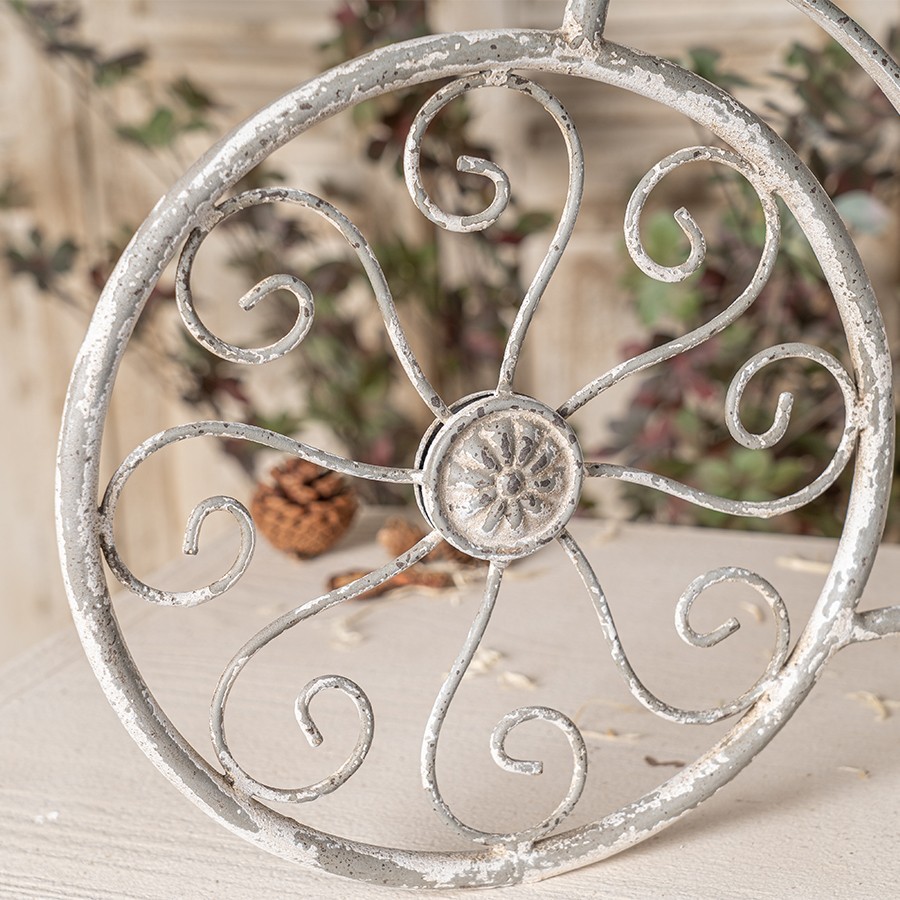 Rustic Bicycle Wall Planter, Metal Wire Hanging Basket, Vintage Flower Pot Decor