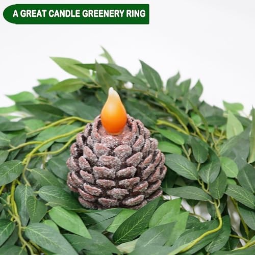 3 Strands Artificial Italian Ruscus Vines 78″ Silk Italian Ruscus Greenery 1