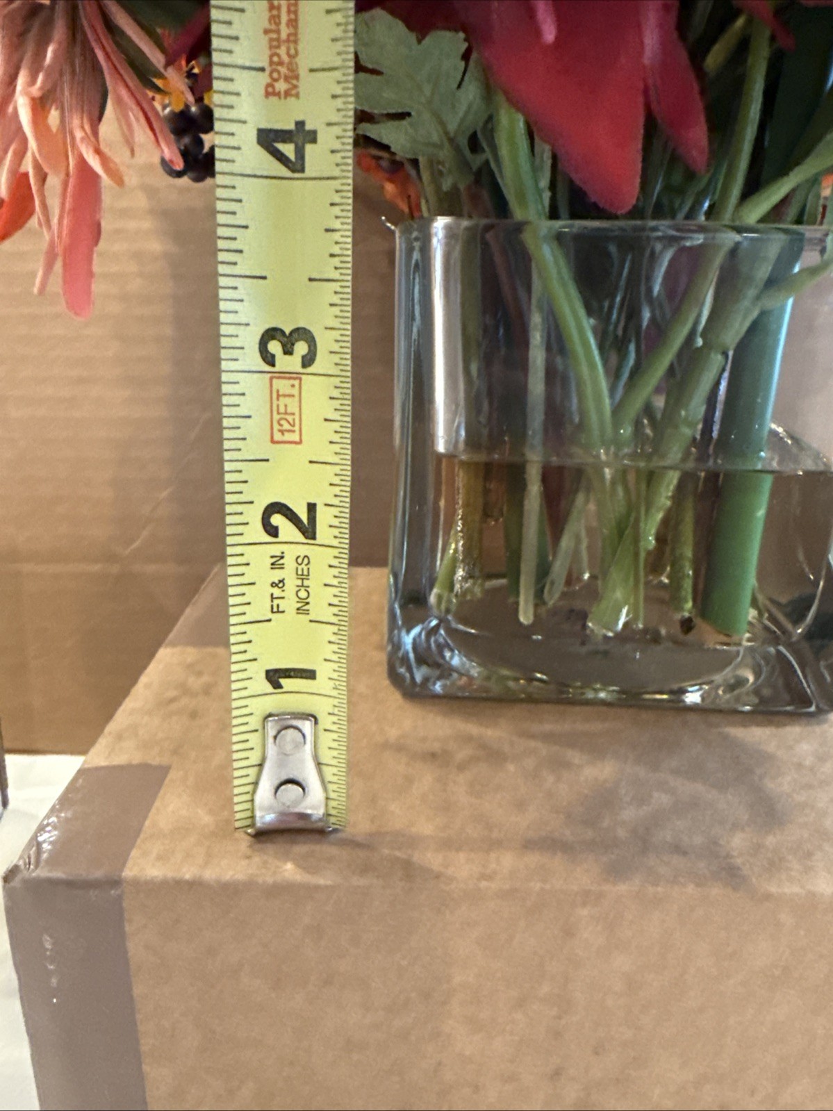 PETALS SPIDER MUM & Blackberries Silk Flowers Centerpiece 11” Height & 13” Width