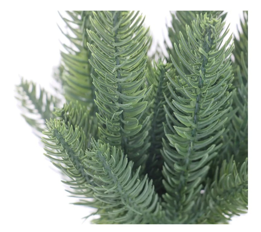50 Pcs Artificial Pine Branches 10″ Green Needles DIY Christmas Wreath Garland
