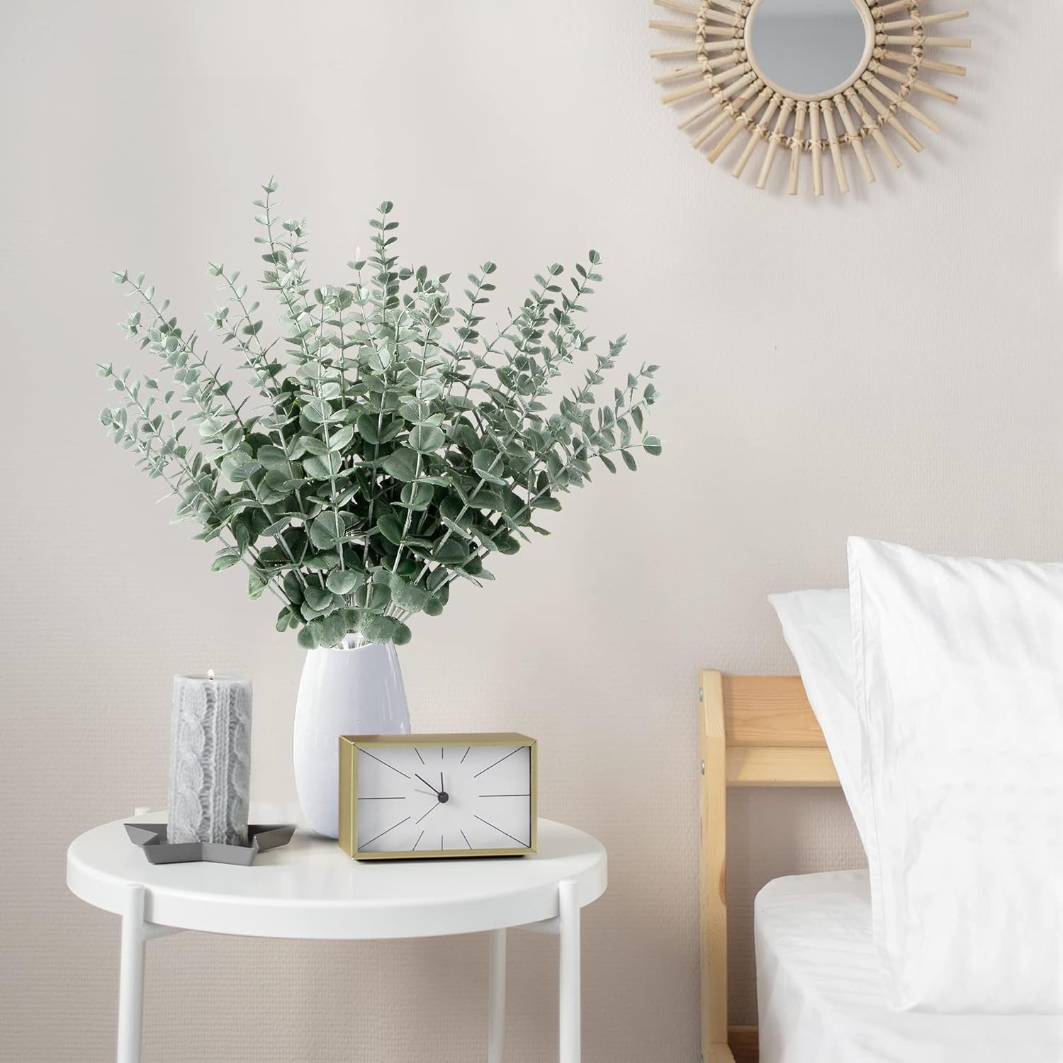 36pcs Artificial Eucalyptus Stems and Leaves for Home Decor
