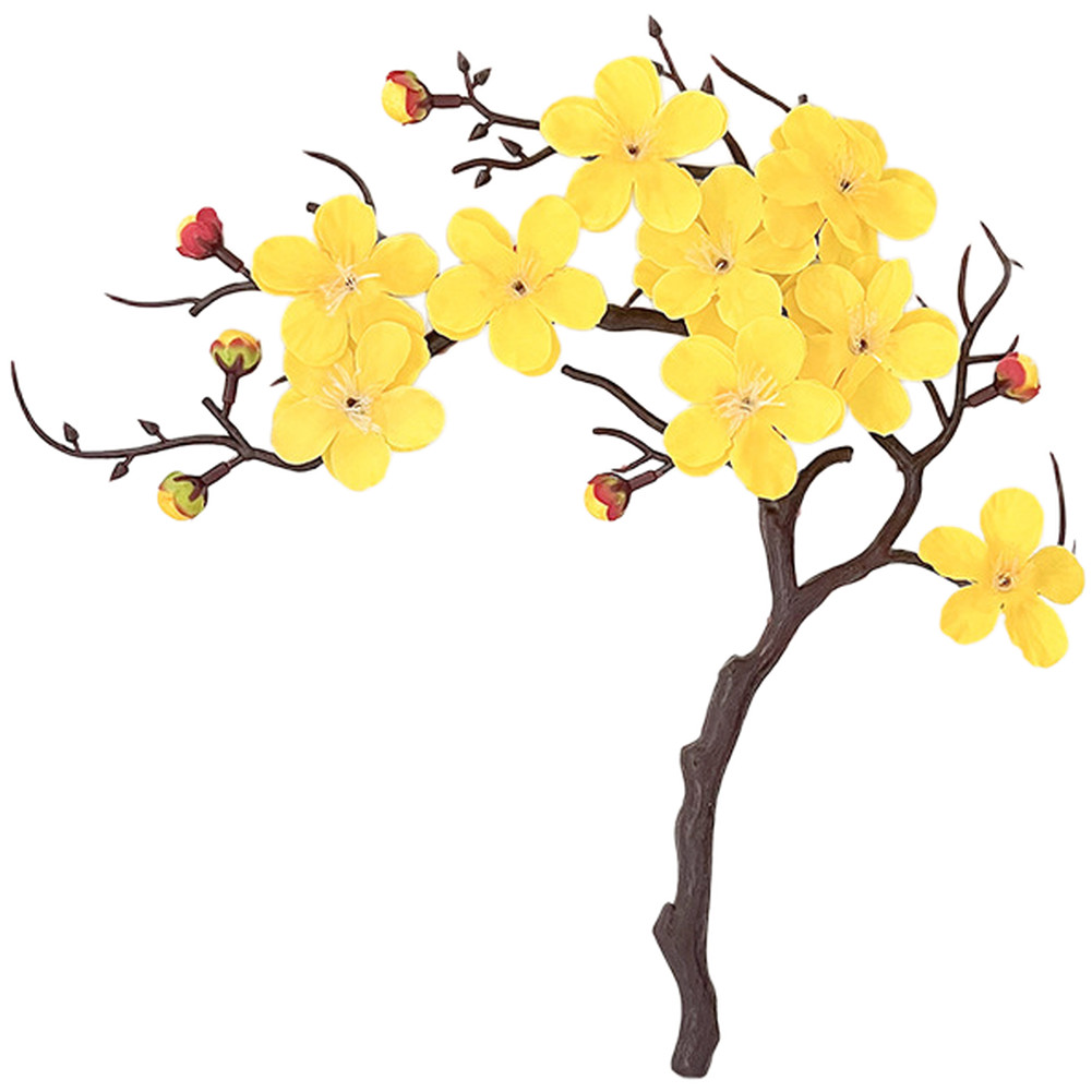 Plum Blossom Bonsai Artificial Flower for Bedroom Living Room Study Decor