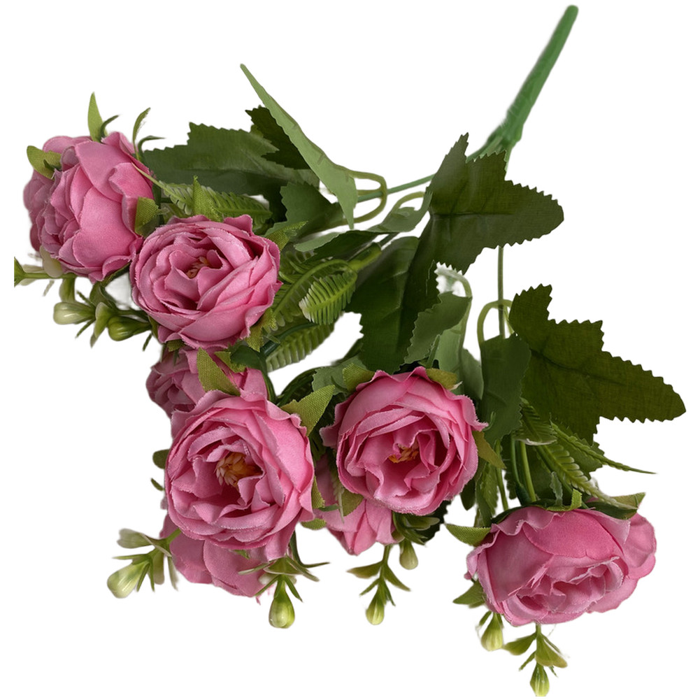 Faux Peony Flowers 31cm Tall Plastic Decor for Living Room Bedroom Shop