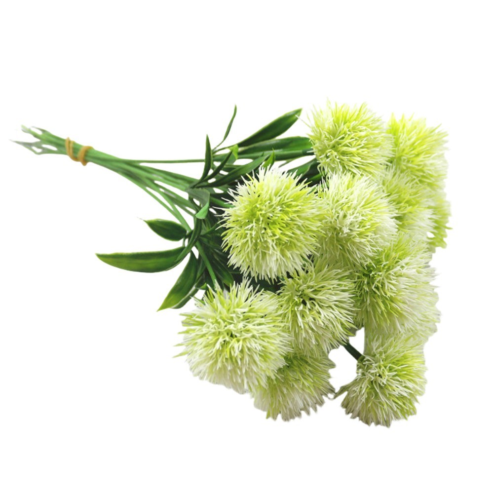 12Pcs Realistic Dandelion Style Artificial Flowers for Wedding and Home Decor