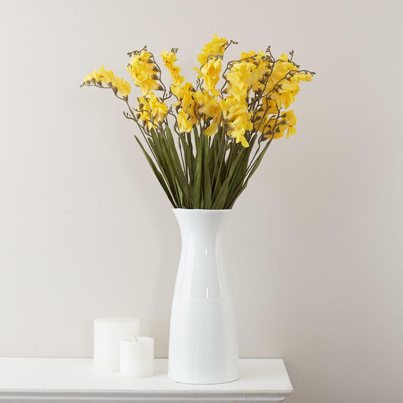 Yellow Artificial Freesia Sprays | Package of 12 Pieces