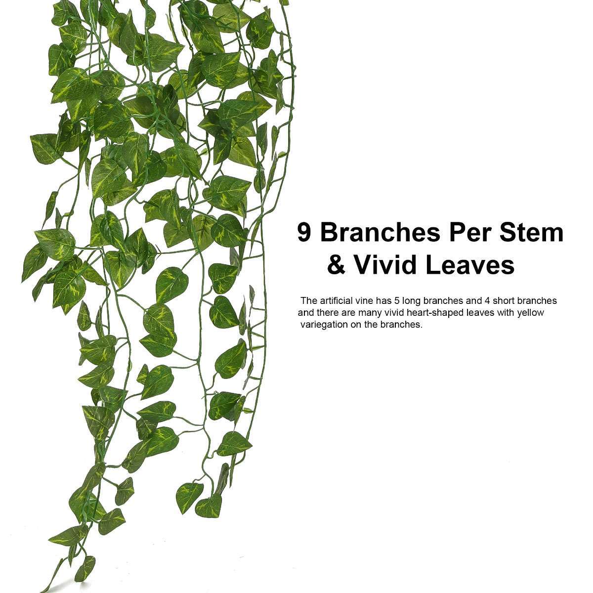 Fake Hanging Plant Artificial Hanging Plant Pothos Vines Hanging Plant HomeDecor