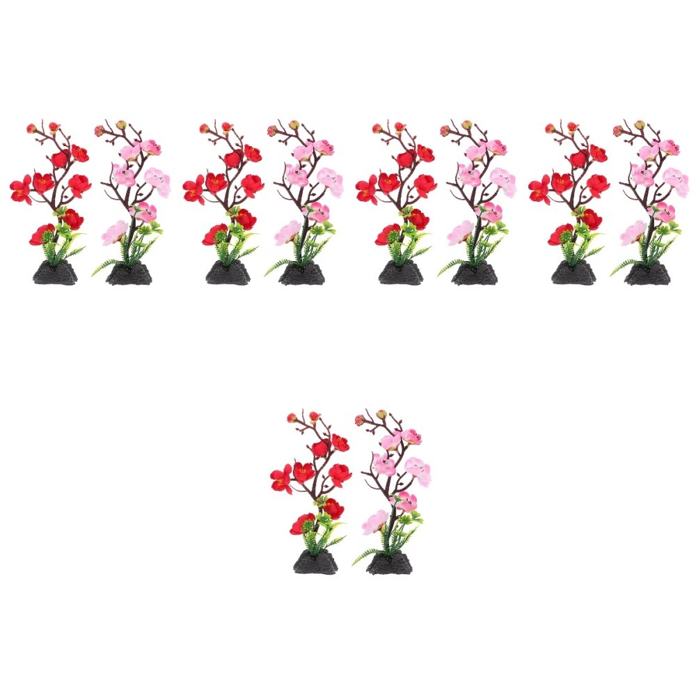 10 Pcs sashimi serving plate ornaments sushi table flower decor Flower Dish
