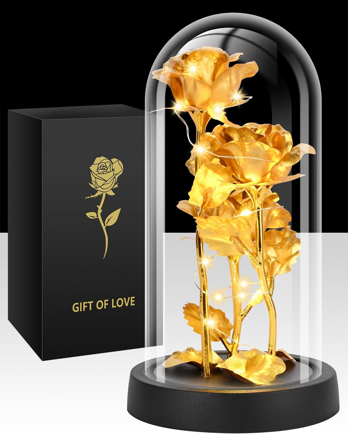 Valentines Day Rose Gifts for Her, Womens Gift for Birthday Gifts for Women Mom
