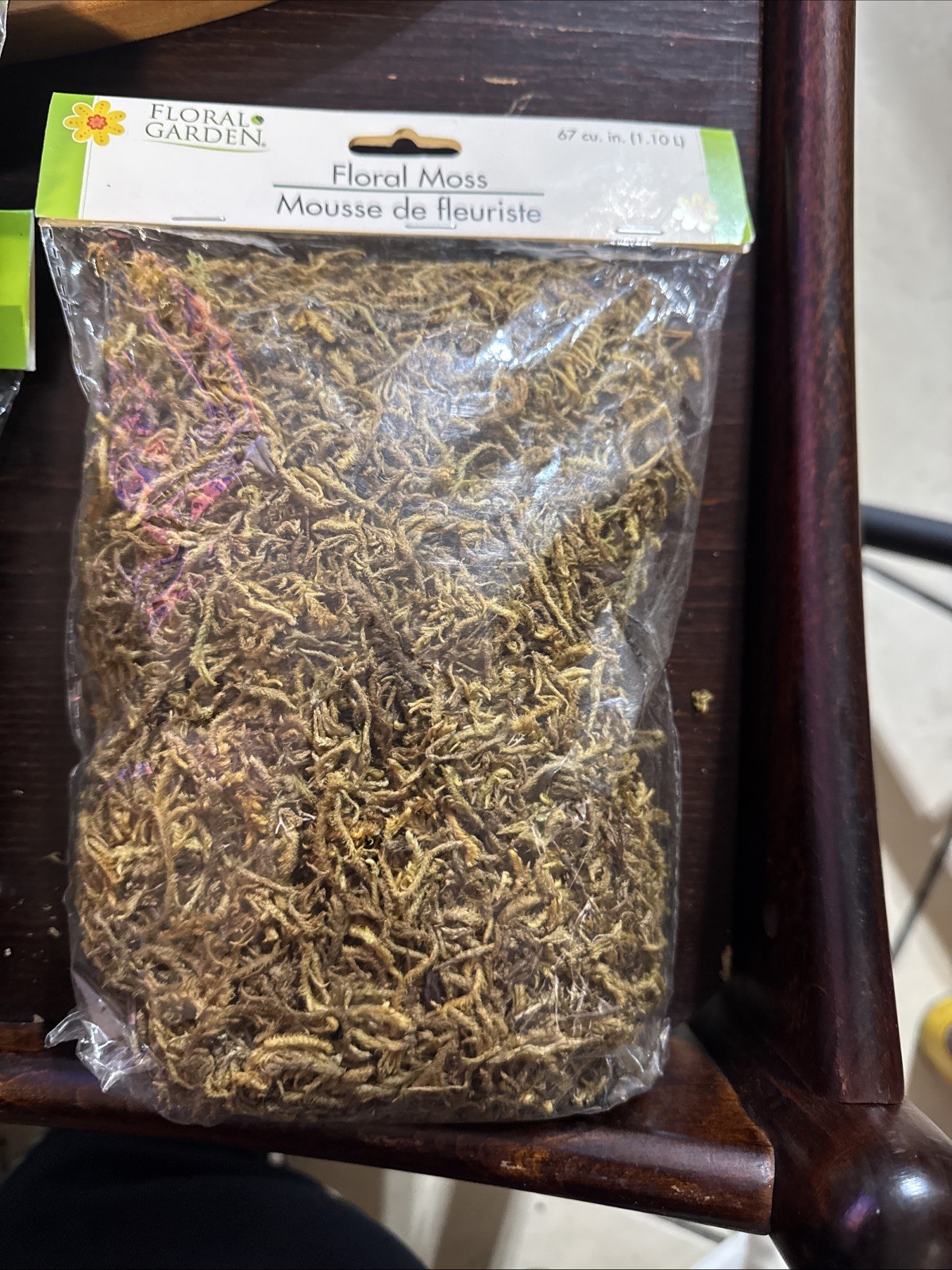 FLORAL MOSS for Artificial Arrangements By Floral Garden 67 Cu. In.