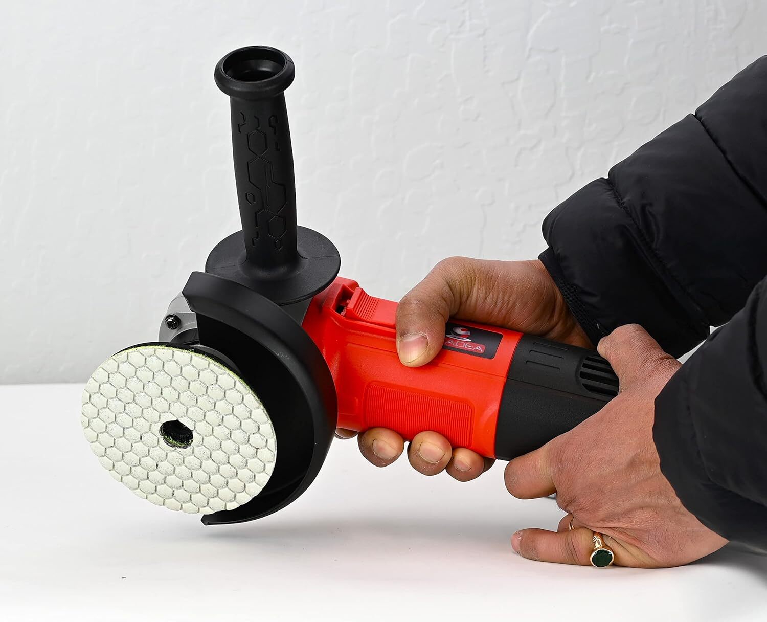Stadea 5″ Variable Speed Angle Grinder Polisher – Concrete Power Cutting Tools