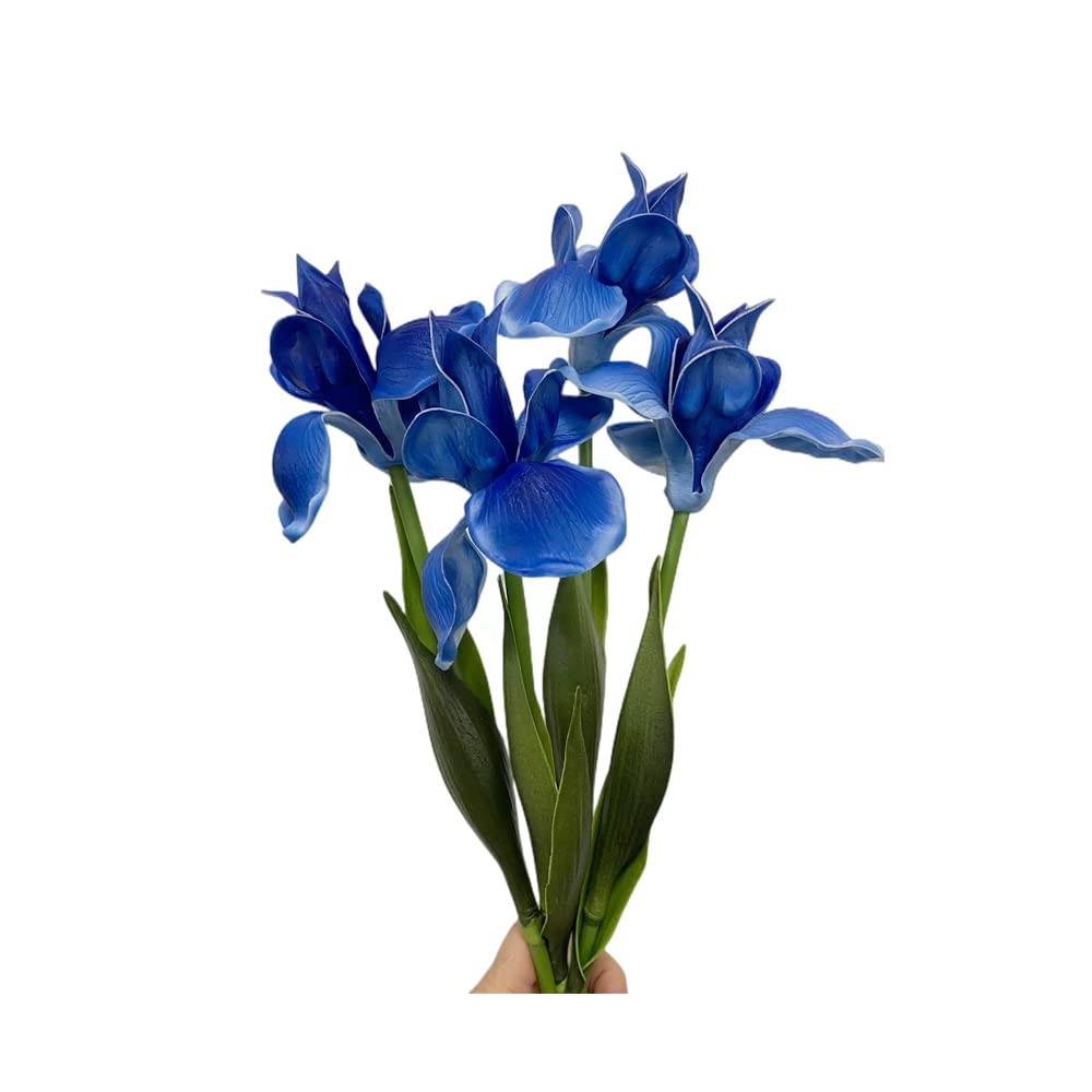 4pc Artificial Iris Flower Silk Flower,Flower Bouquet,Long Stem 18” Ireland …