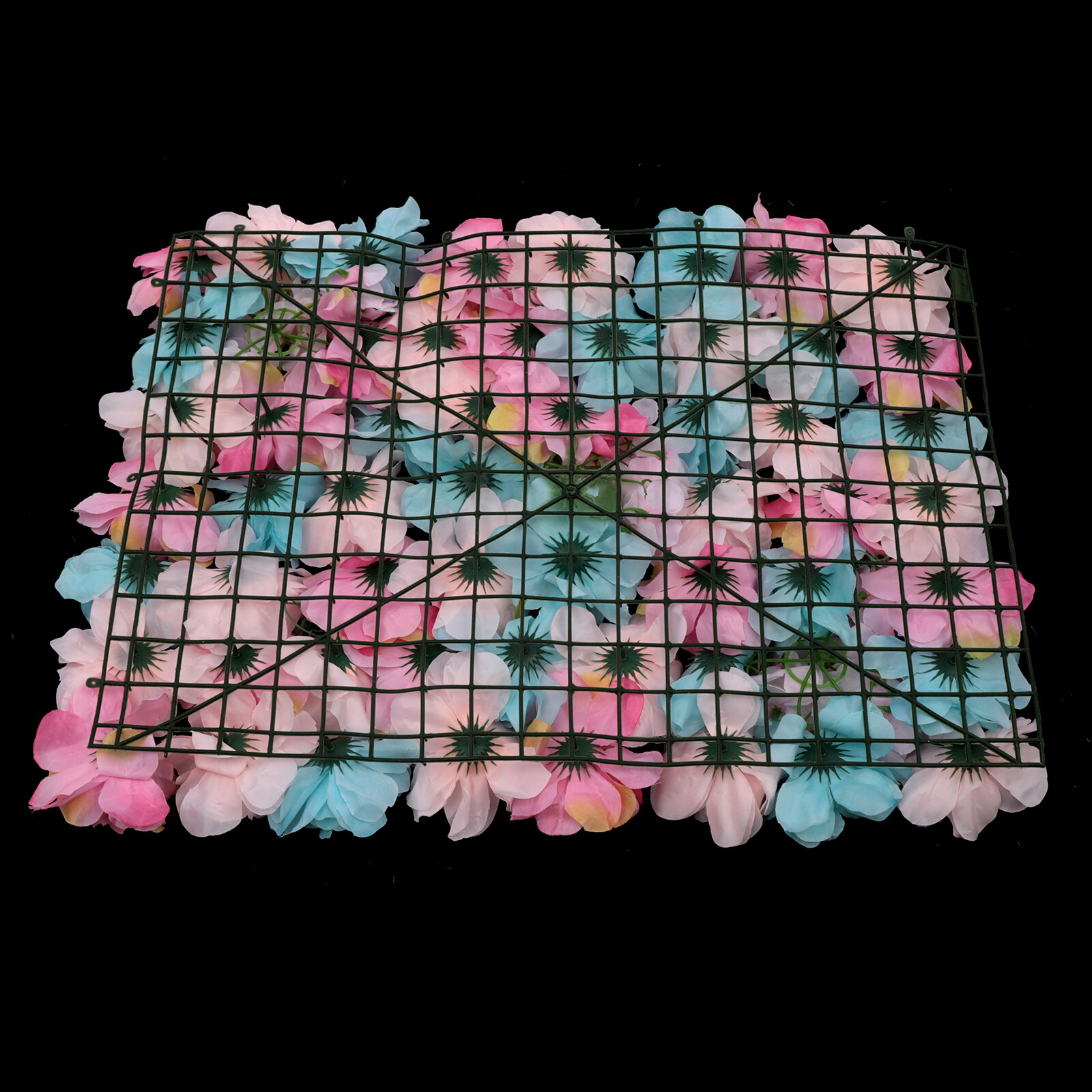 12x Artificial Flower Wall Rose Panel Floral Wedding Backdrop Decoration 60*40cm